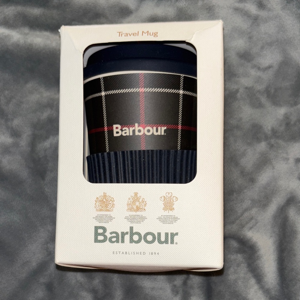 NIB Barbour Travel Mug